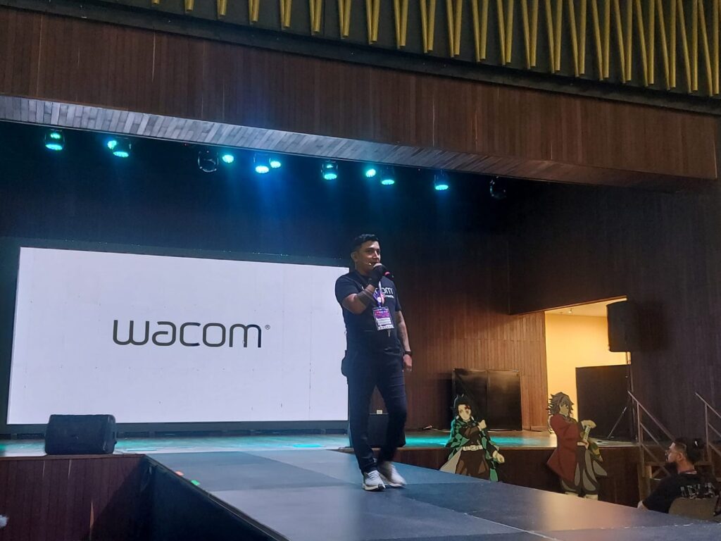 Representando a WACOM en el BUKARAGEEK Bucaramanga 2023