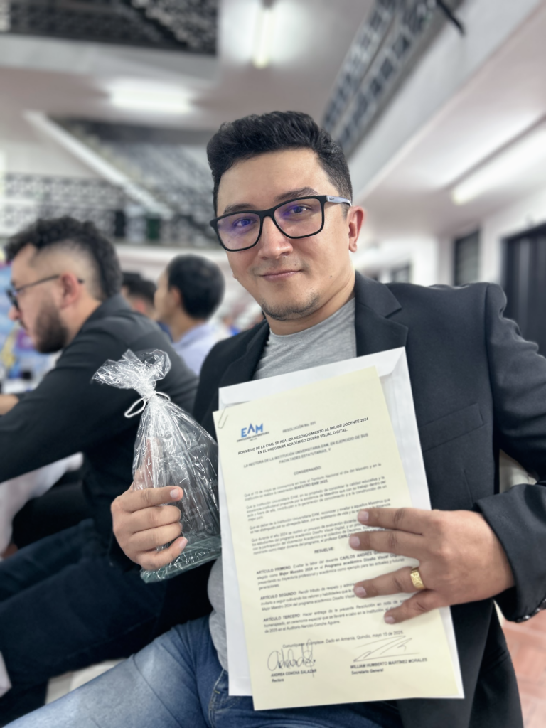 Premio al mejor Docente 2024 Facultad Publicidad, Diseño y Comunicación